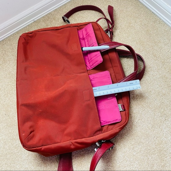 Tumi briefcase bag laptop shoulder orange - Picture 4 of 11